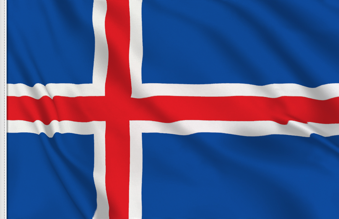 Iceland flag sticker