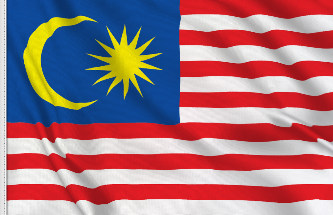 Malaysia flag sticker, to buy flag sticker