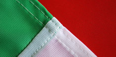 finish detail of Marche Flag