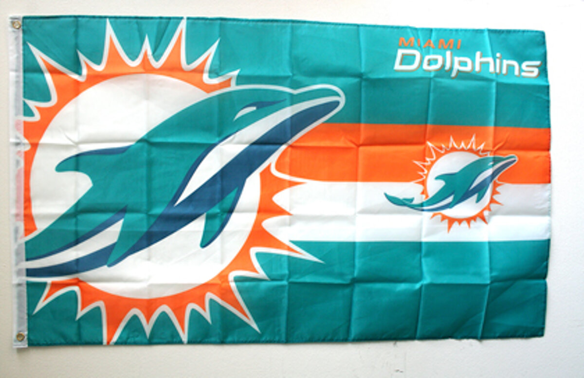 Miami Dolphins flag color codes