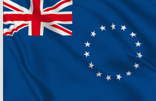 Cook Islands Table Flag