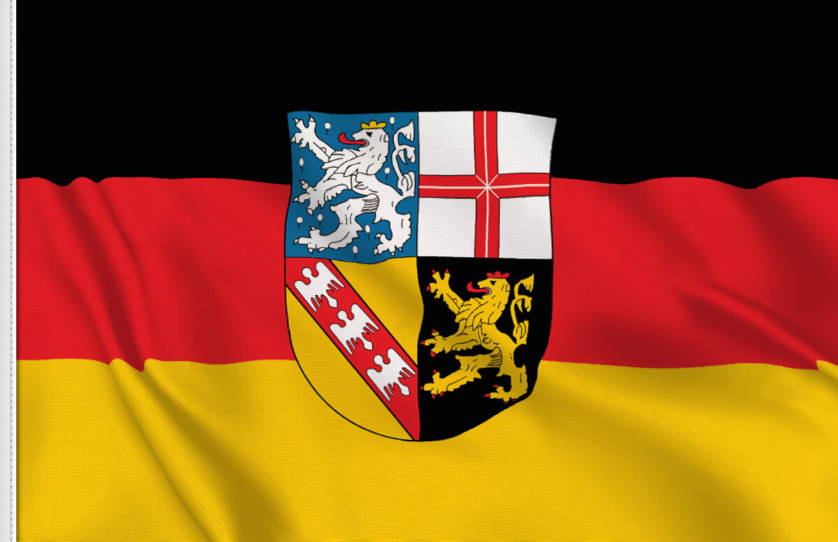 Saar-Saarland Flag
